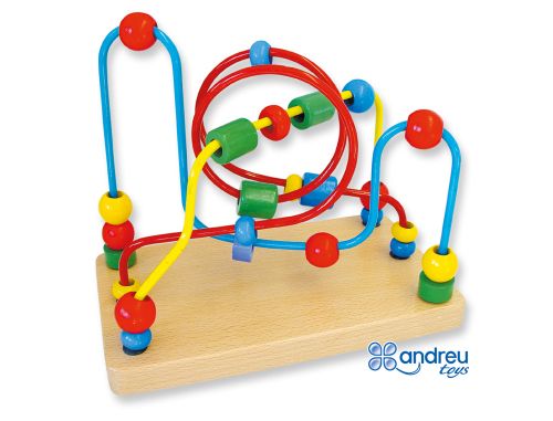 Jogo andreutoys labirinto manipulacao para psicomotrocidade fina 23x19x13 cm , Andreutoys , 68287 , 8416040162561